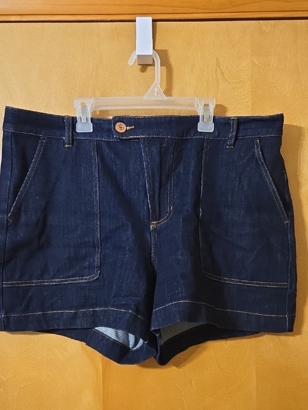 CAbi Dark Indigo Denim Shorts
